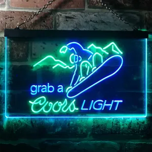 Coors Light Ski Neon-Like LED Sign