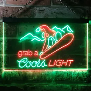 Coors Light Ski Neon-Like LED Sign