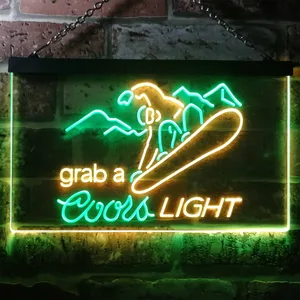 Coors Light Ski Neon-Like LED Sign