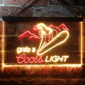Coors Light Ski Neon-Like LED Sign