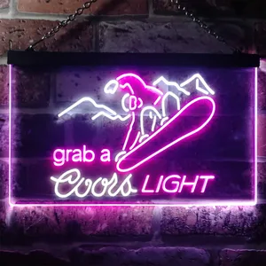 Coors Light Ski Neon-Like LED Sign