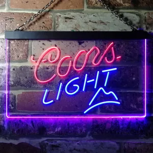 Coors Light Small Mountain Neon-Like LED Sign