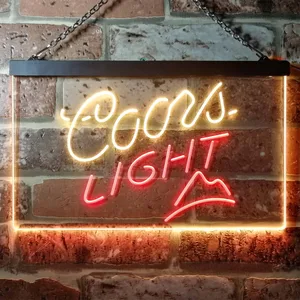 Coors Light Small Mountain Neon-Like LED Sign