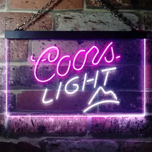 Coors Light Small Mountain Neon-Like LED Sign