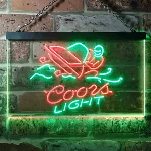 Coors Light Snowmobile Neon-Like LED Sign