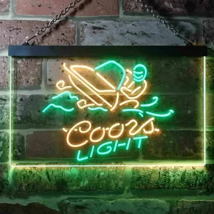 Coors Light Snowmobile Neon-Like LED Sign