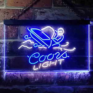 Coors Light Snowmobile Neon-Like LED Sign