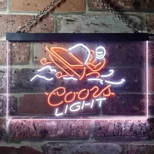 Coors Light Snowmobile Neon-Like LED Sign