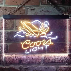 Coors Light Snowmobile Neon-Like LED Sign