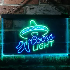 Coors Light Sumbrero Neon-Like LED Sign