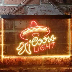 Coors Light Sumbrero Neon-Like LED Sign