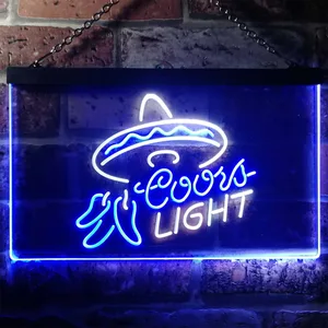 Coors Light Sumbrero Neon-Like LED Sign
