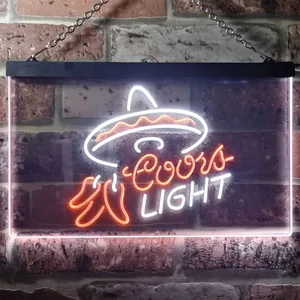 Coors Light Sumbrero Neon-Like LED Sign