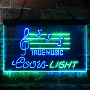 Coors Light - True Music Neon-Like LED Sign