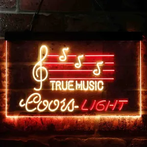 Coors Light - True Music Neon-Like LED Sign