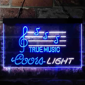Coors Light - True Music Neon-Like LED Sign