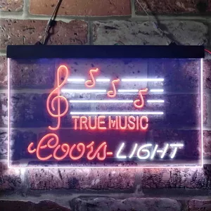 Coors Light - True Music Neon-Like LED Sign
