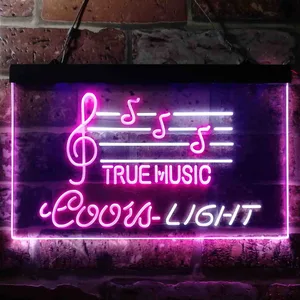 Coors Light - True Music Neon-Like LED Sign
