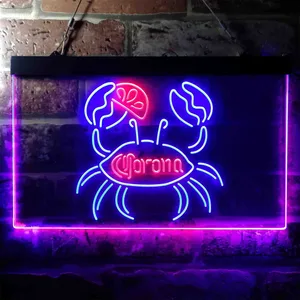 Corona Crab Neon-Like LED Sign