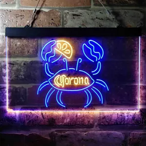 Corona Crab Neon-Like LED Sign