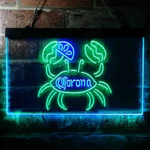 Corona Crab Neon-Like LED Sign