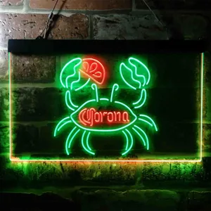 Corona Crab Neon-Like LED Sign