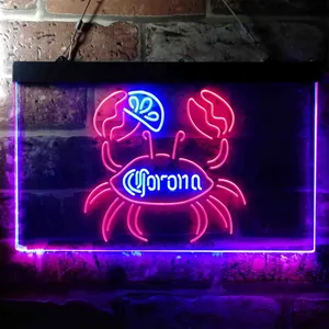Corona Crab Neon-Like LED Sign