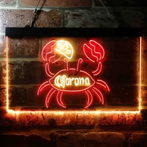Corona Crab Neon-Like LED Sign