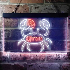 Corona Crab Neon-Like LED Sign
