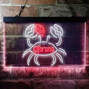 Corona Crab Neon-Like LED Sign