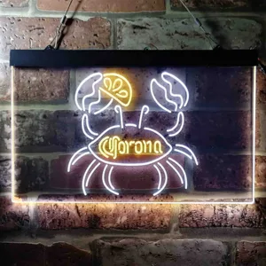 Corona Crab Neon-Like LED Sign