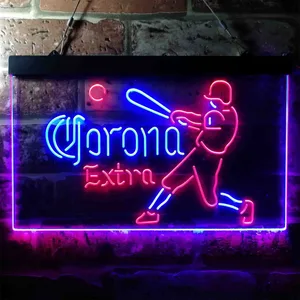 Corona Extra Baseball Neon-Like LED Sign