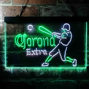 Corona Extra Baseball Neon-Like LED Sign