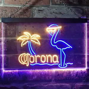 Corona Extra - Flamingo Neon-Like LED Sign