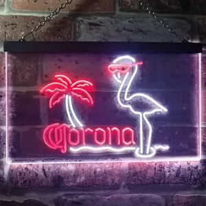 Corona Extra - Flamingo Neon-Like LED Sign