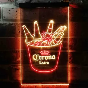 Corona Extra Ice Bucket Beer Neon-Like LED Sign