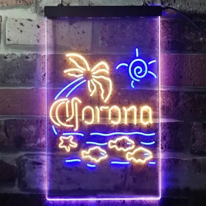 Corona Extra - Palm Tree Neon-Like LED Sign