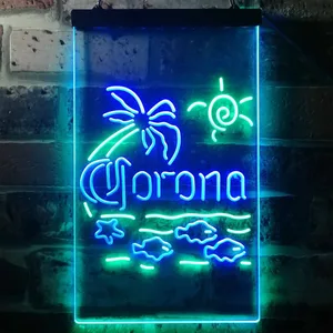 Corona Extra - Palm Tree Neon-Like LED Sign