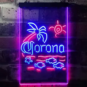 Corona Extra - Palm Tree Neon-Like LED Sign