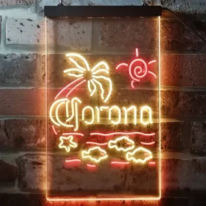 Corona Extra - Palm Tree Neon-Like LED Sign