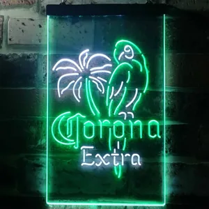 Corona Extra - Parrot Neon-Like LED Sign