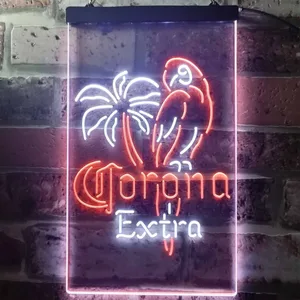 Corona Extra - Parrot Neon-Like LED Sign
