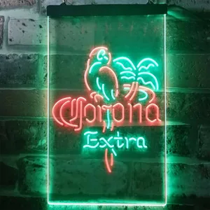 Corona Extra - Tropical Parrot 1 Neon-Like LED Sign