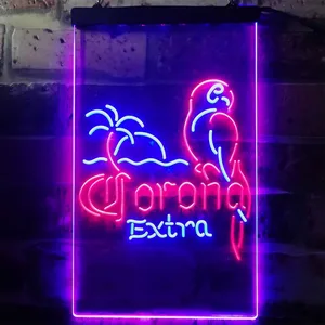 Corona Extra - Tropical Parrot 2 Neon-Like LED Sign