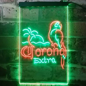 Corona Extra - Tropical Parrot 2 Neon-Like LED Sign