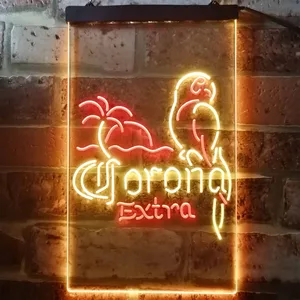 Corona Extra - Tropical Parrot 2 Neon-Like LED Sign