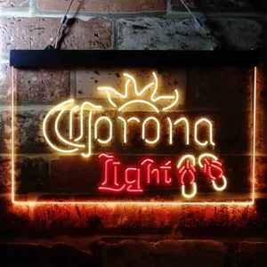 Corona Light Flip Flops Neon-Like LED Sign