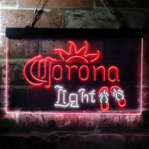 Corona Light Flip Flops Neon-Like LED Sign