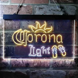 Corona Light Flip Flops Neon-Like LED Sign