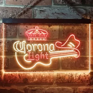 Corona Light - Guitar Neon-Like LED Sign